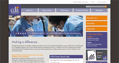 Desktop Screenshot of cdafoundation.org